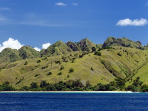 Komodo National Park - paradise islands for diving and exploring. The most populat tourist destination in Indonesia, Nusa tenggara.